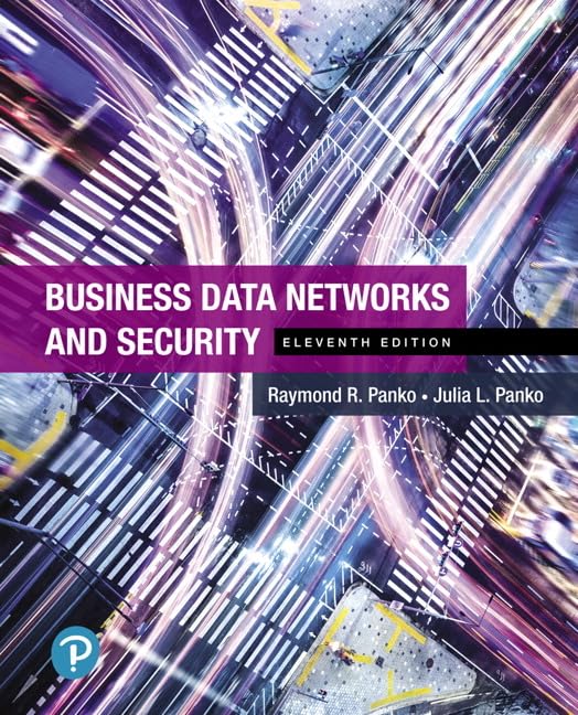 cover image of Business Data Networks and Security