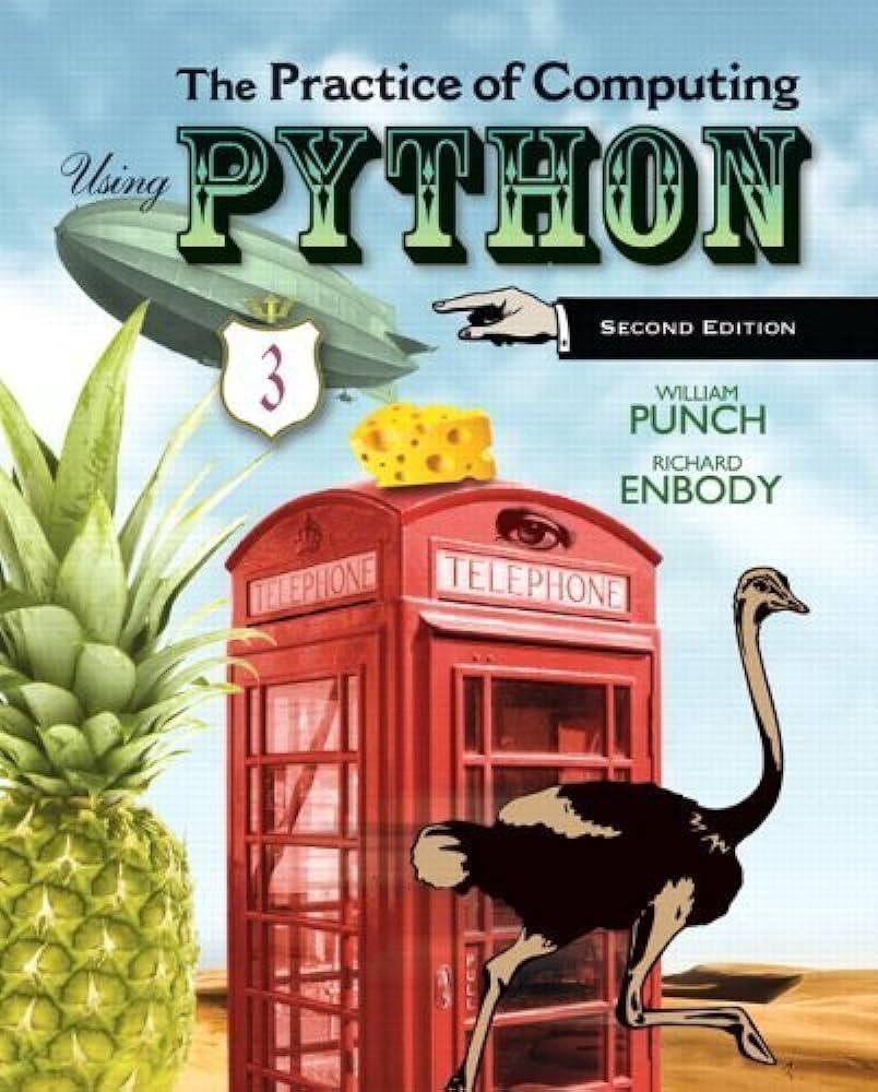 cover image of Practice of Computing Using Python