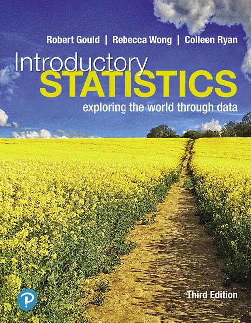 cover image of Introductory Statistics: Exploring the World Through Data