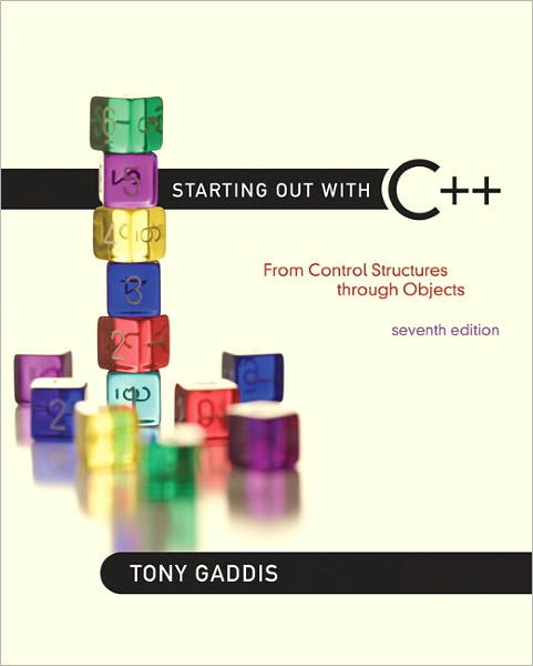 cover image of Starting Out With C++: From Control Structures Through Objects