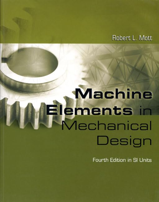 cover image of Machine Elements in Mechanical Design SI Version