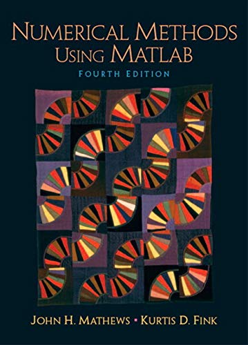 cover image of Numerical Methods Using Matlab