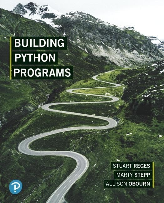 cover image of Building Python Programs