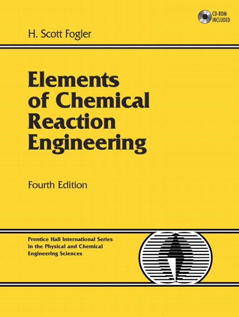 cover image of Elements Of Chemical Reaction Engineering
