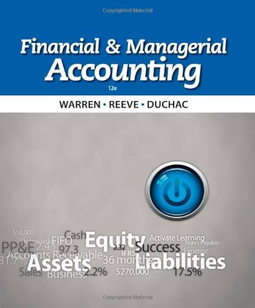 cover image of Financial & Managerial Accounting