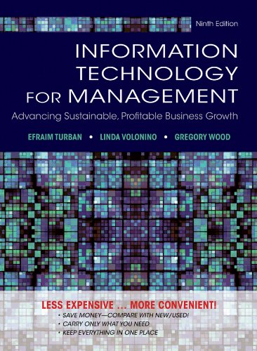 cover image of Information Technology for Management: Advancing Sustainable, Profitable Business Growth