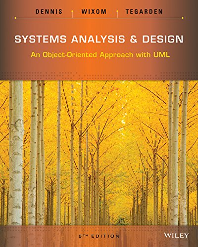 cover image of Systems Analysis and Design: An Object-Oriented Approach with UML