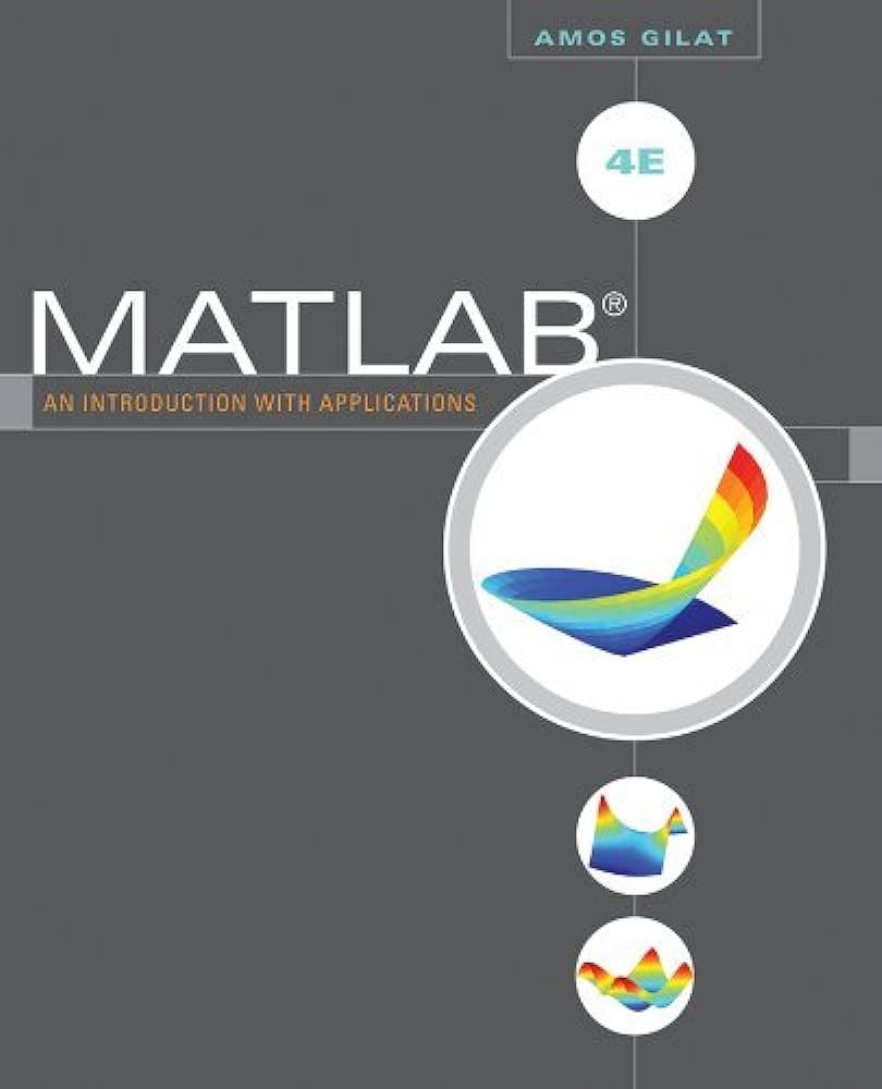 cover image of MATLAB: An Introduction with Applications