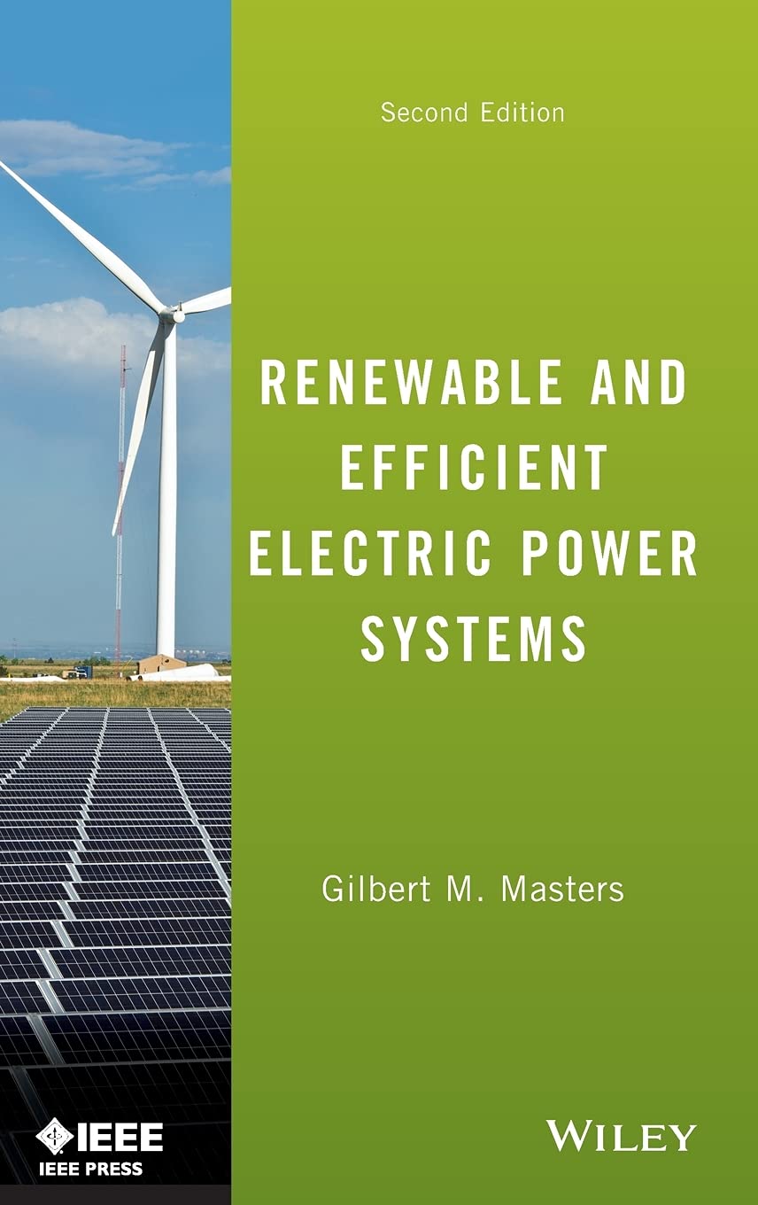 cover image of Renewable and Efficient Electric Power Systems