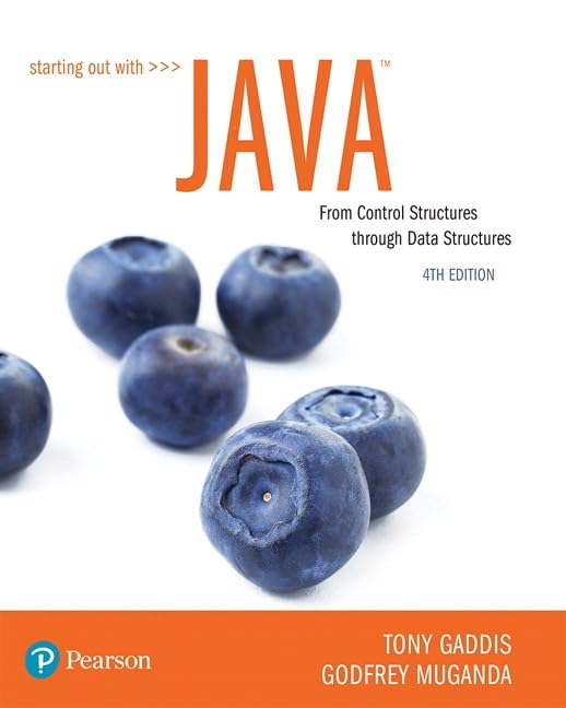 cover image of Starting Out with Java: From Control Structures through Data Structures