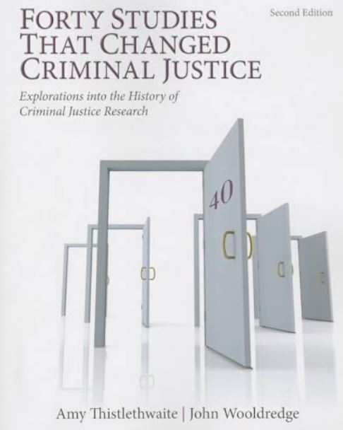 cover image of Forty Studies That Changed Criminal Justice 